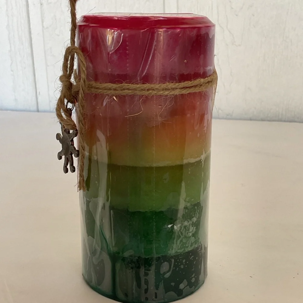 Pier 1 Citronella Pillar Candle NWT